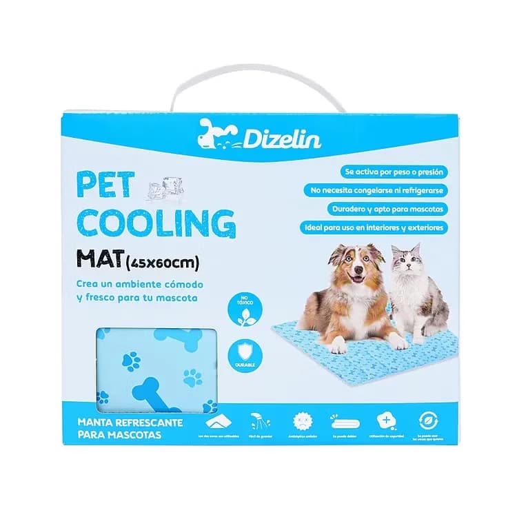 Colchoneta Auto-Refrigerante para perros y gatos ,mascotas ,para sofá, cama o coche, tapete lavable para mascotas, animales pequeños, medianos y