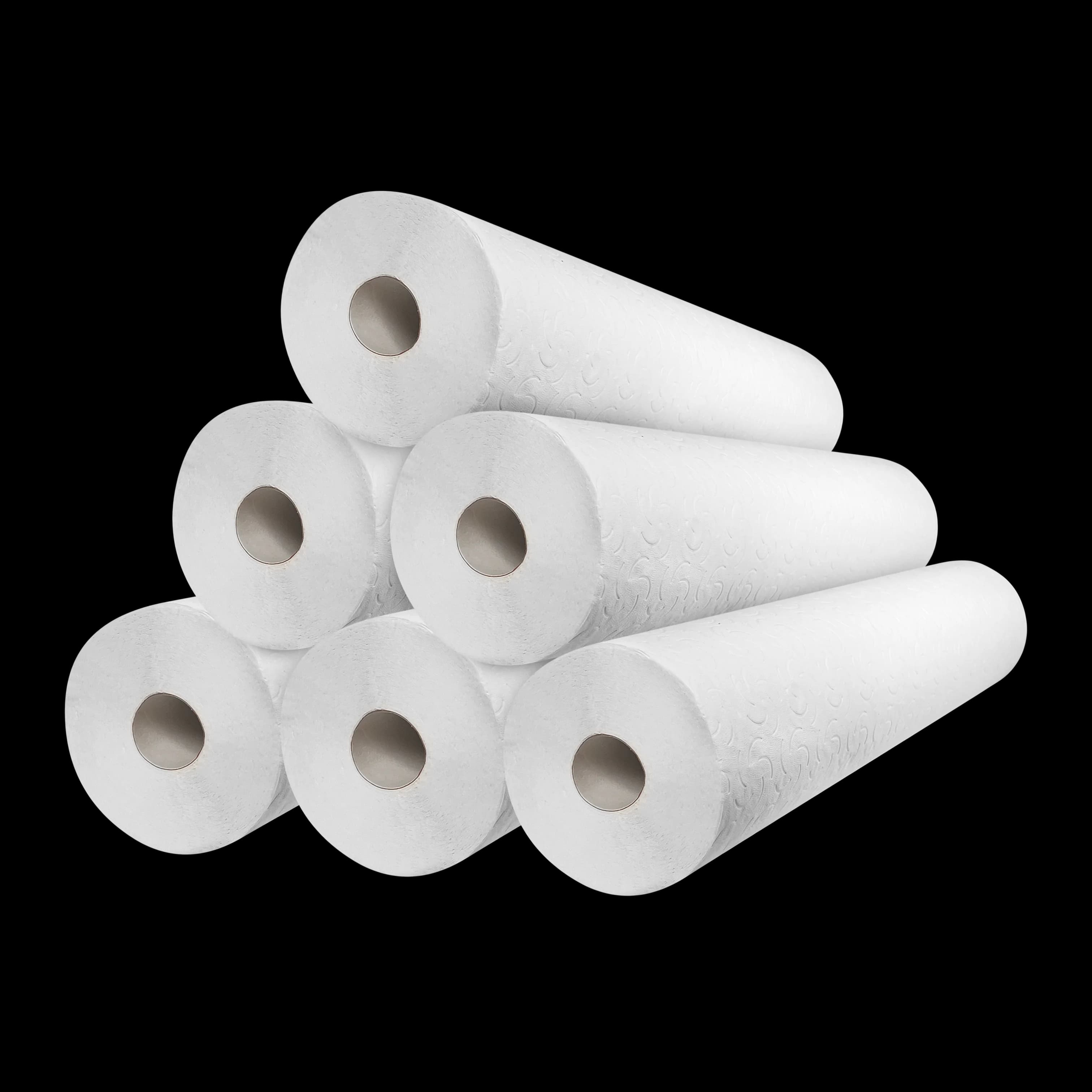 Papel Camilla Doble Capa 56 cm x 50 metros Precortado a 80 cm - Rollos Papel Camilla Masaje Doble Capa
