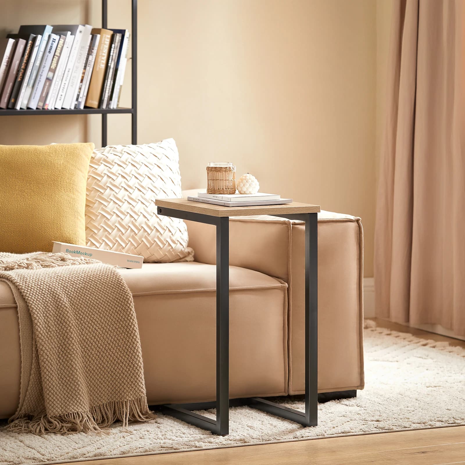 SoBuy FBT44 mesa de cama mesa auxiliar mesa de centro mesa de sofá mesa de ordenador portátil mesa de cuidado BHT aprox. : 30x60x40cm