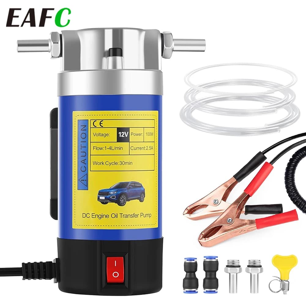 EAFC-bomba de succión de aceite para coche, Extractor de sumidero de fluido, transferencia de combustible, succión, barco, motocicleta, bomba de