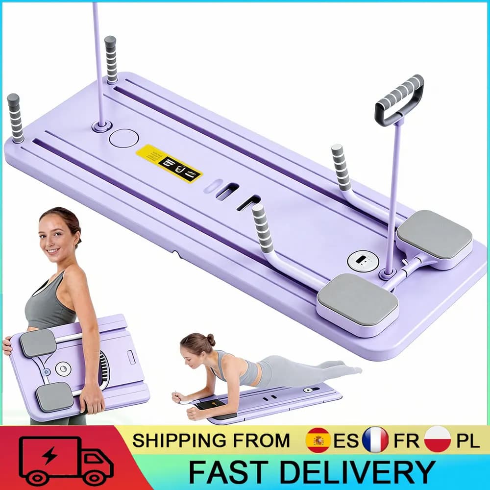 Tabla de Flexiones Plegable 6 en 1, Equipo de Fitness Multifuncional para Entrenamiento de Pecho, Abdominales, Brazos, Espalda y Cuerpo Completo