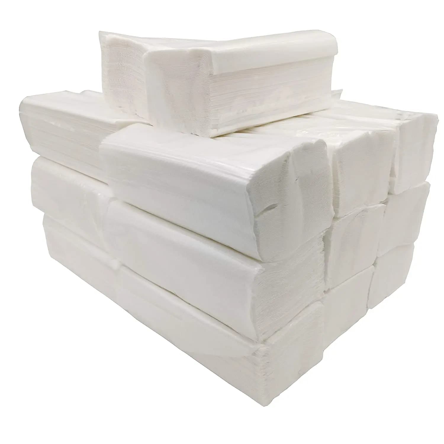 Toallas de Papel Secamanos Tissue Zigzag | laminadas doble capa | Pack con 3000 Unidades