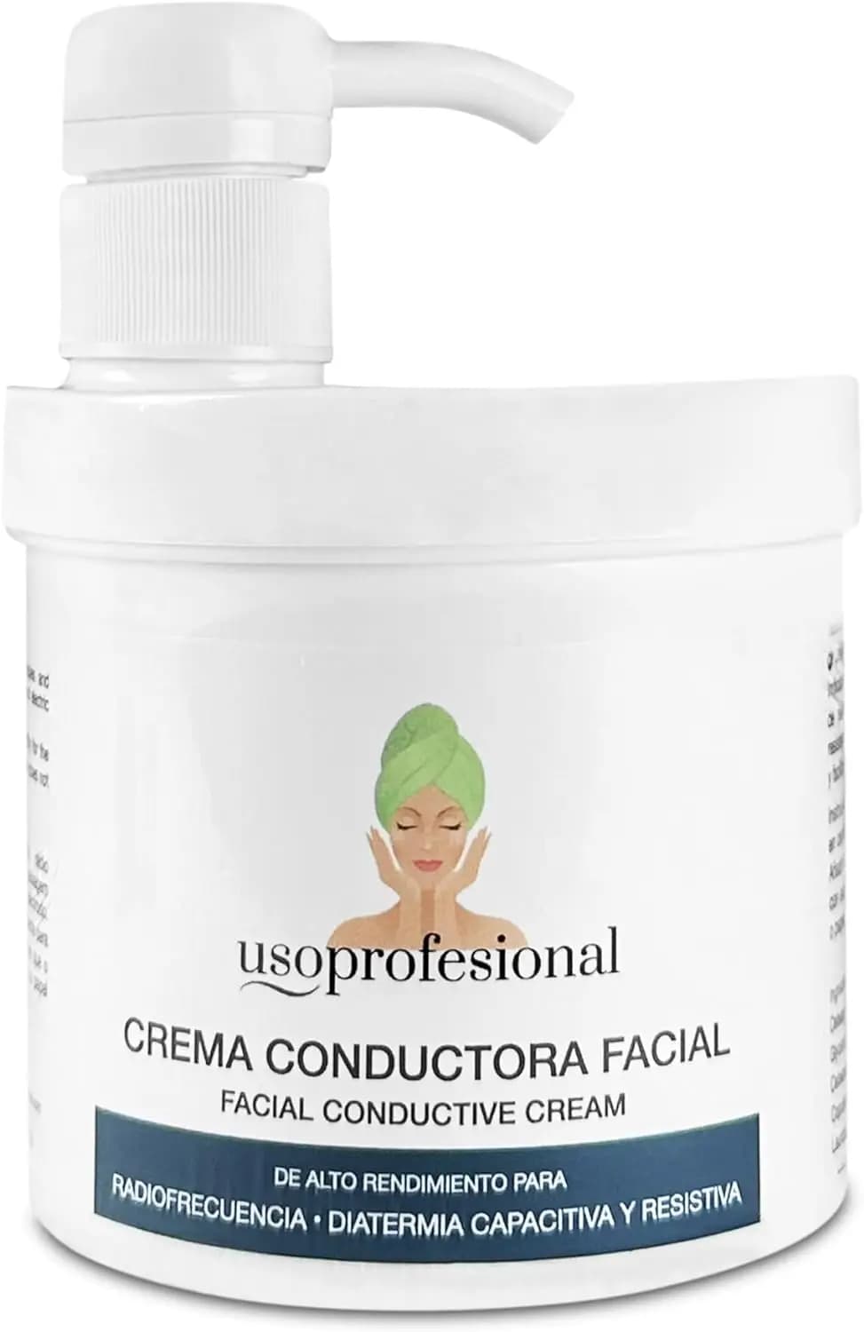 Crema Conductora Radiofrecuencia Facial 500ml - Alto Rendimiento para Terapias