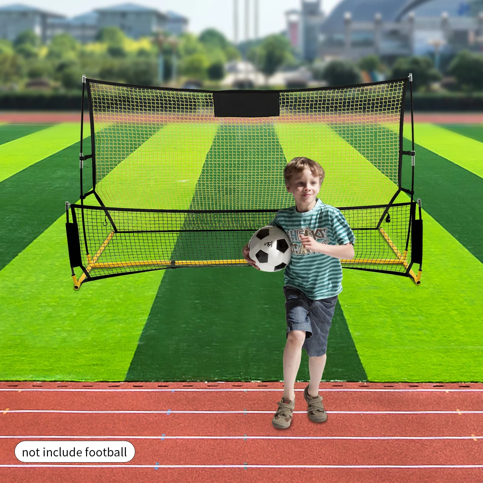 Auxiliares de entrenamiento para ejercicios de fútbol ajustables Soccer Cricket Tennis Gate Entrenador deportivo para aficionados al fútbol y