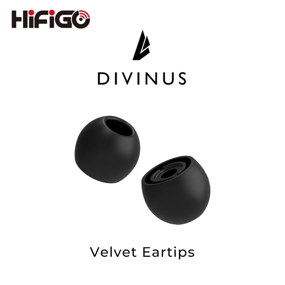 HiFiGo-auriculares de silicona de terciopelo Divinus, puntas para las orejas, tamaño de boquilla de 3-5mm, suaves, profundos, para IEMs, AFUL