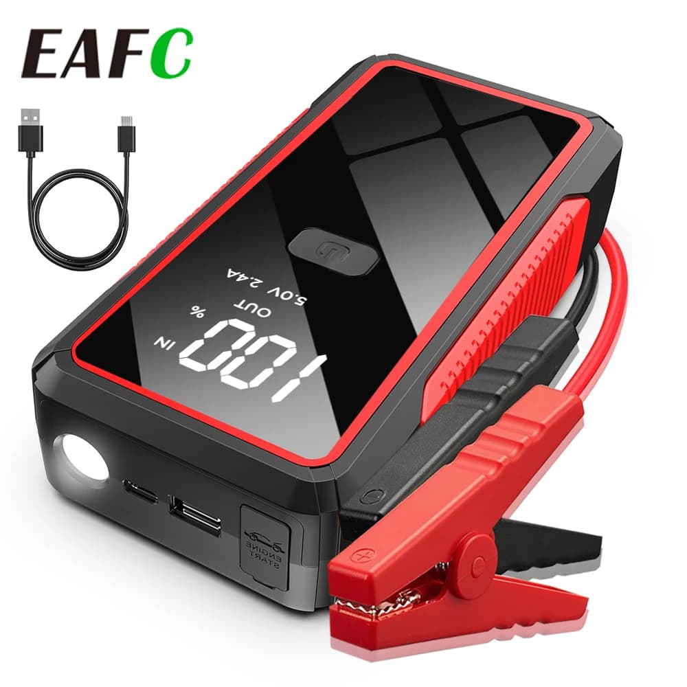 EAFC actualización 2000A/600A arranque de batería de coche pantalla LED amplificador de batería de coche equipo de arranque de refuerzo de coche