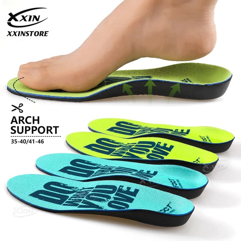 【Xxin】plantilla ortopédica con soporte para arco, plantilla deportiva para correr, amortiguador, almohadilla para zapatos, cuidado de los pies,