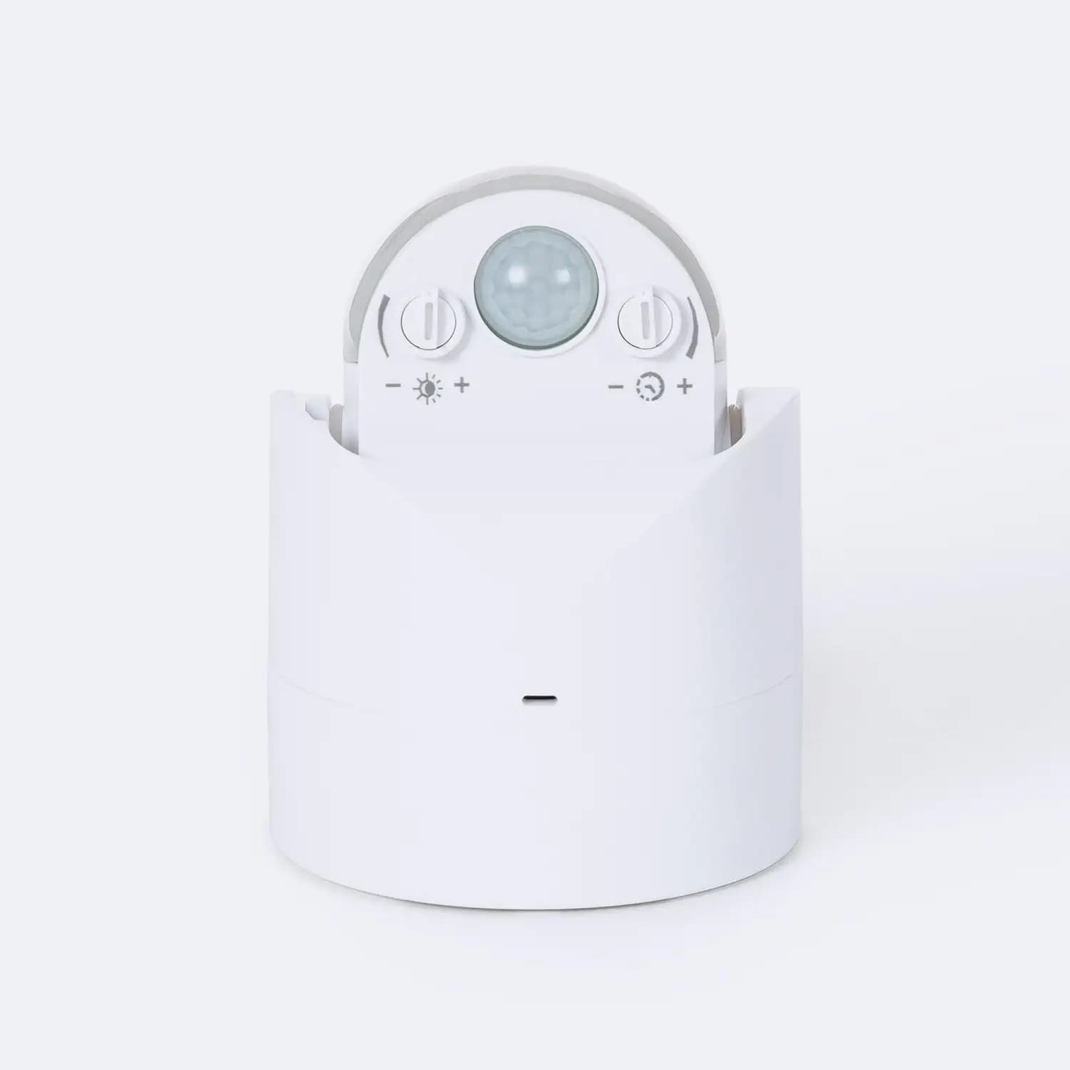 Ledkia Sensor de Movimiento Superficie PIR 360° IP54 Direccionable Blanco