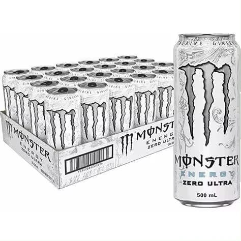 MONSTER  Ultra White Bebida energética sin azúcar,Absolutely zero  Bebida energética,Mango Loco Bebida energética ,Original Bebida energética