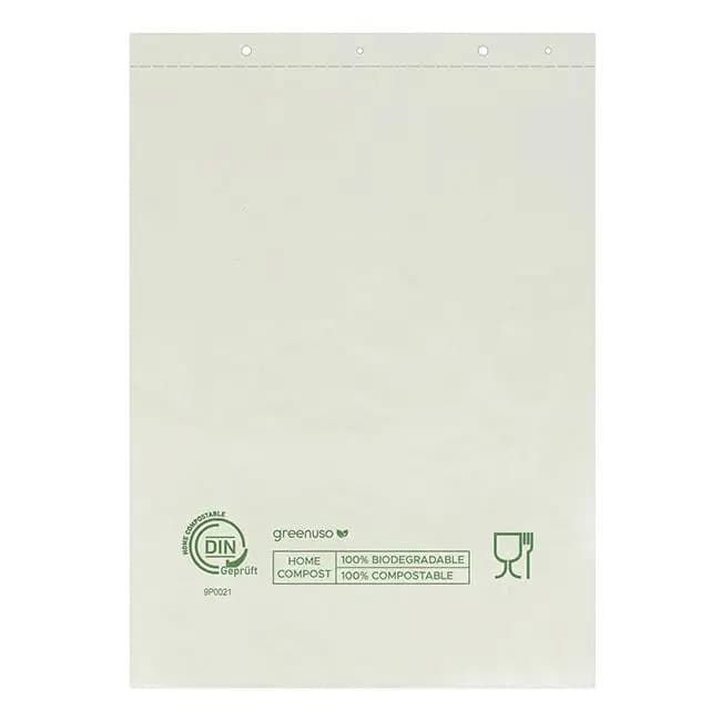 MONOUSO | Bolsa Mercado Block Home Compost "Classic" 30x40cm G48 (100 Uds)