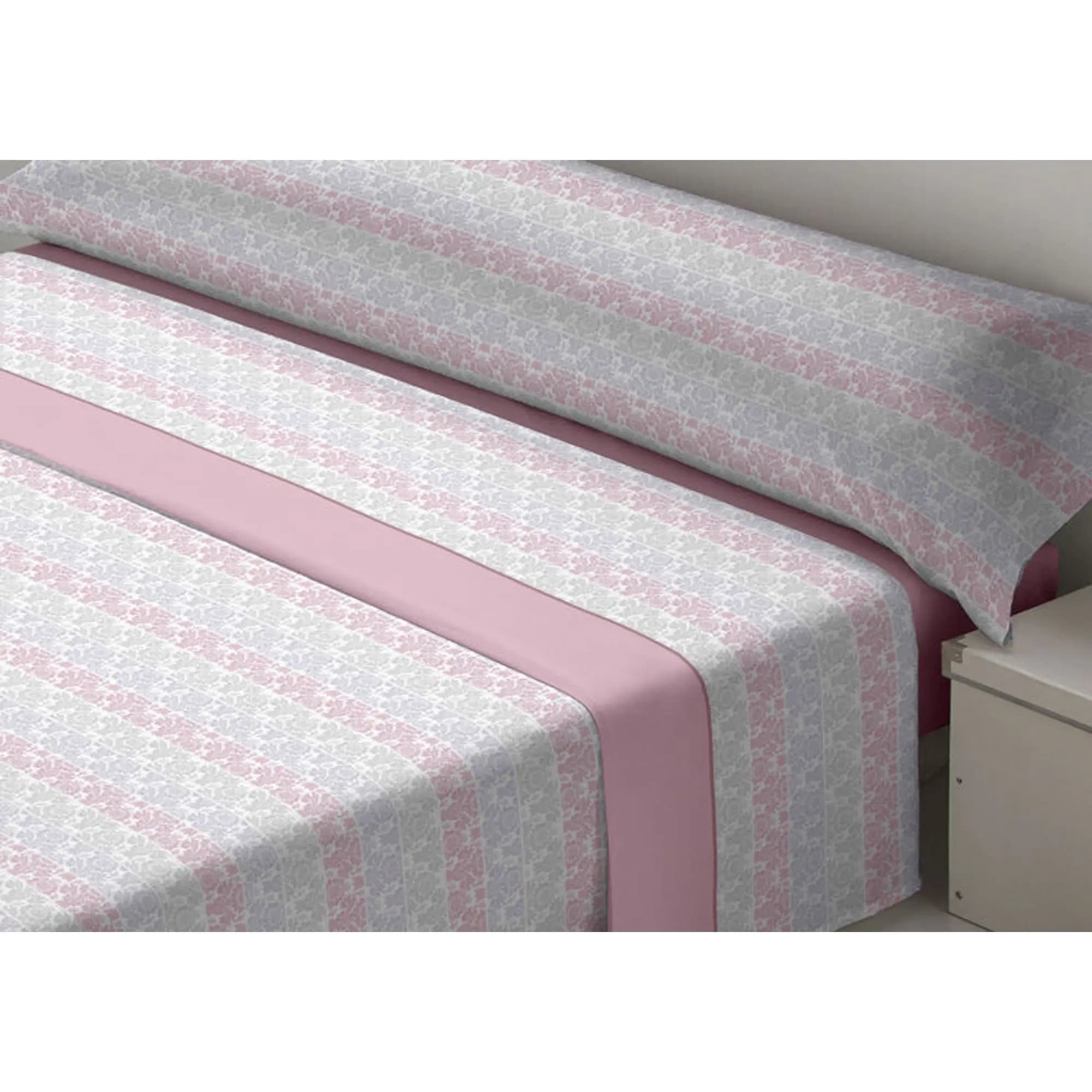 TEJIDOS REINA  Juego de Sábanas Modelo KENT - Juego de Sábanas 3 Piezas, Sábana Encimera, Sábana Bajera y una Funda de Almohada - Juego de