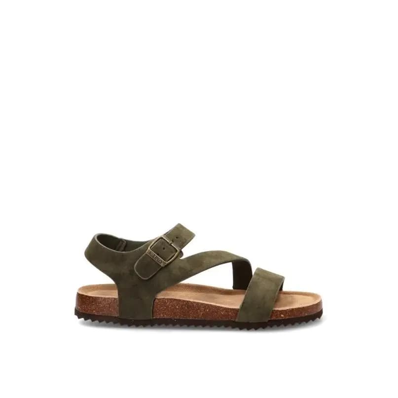 Sandalia Etika - Hombre - Suela Plana - Modelo 41021 - Color Kakhi