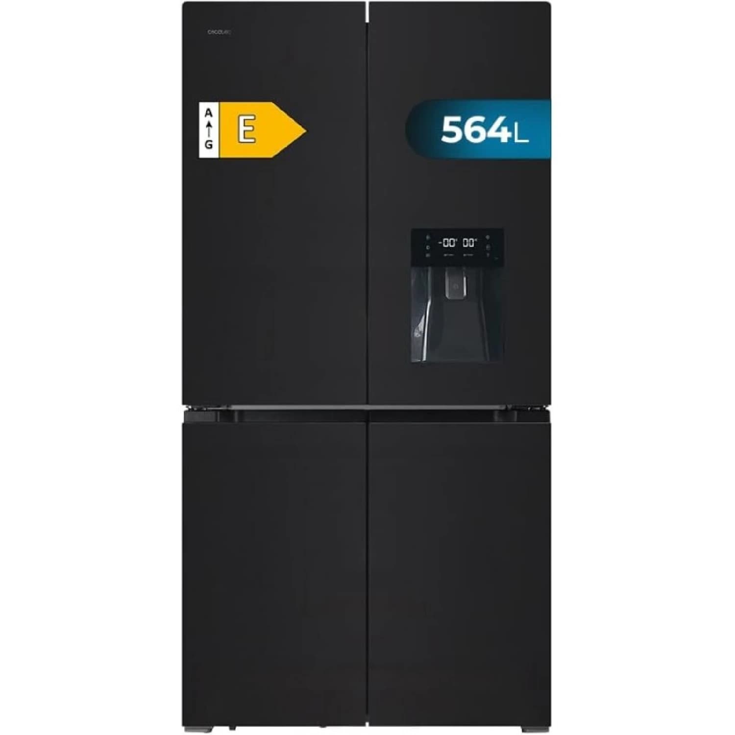 Cecotec Frigorífico 4 puertas Bolero CoolMarket 4D 564 Glass E