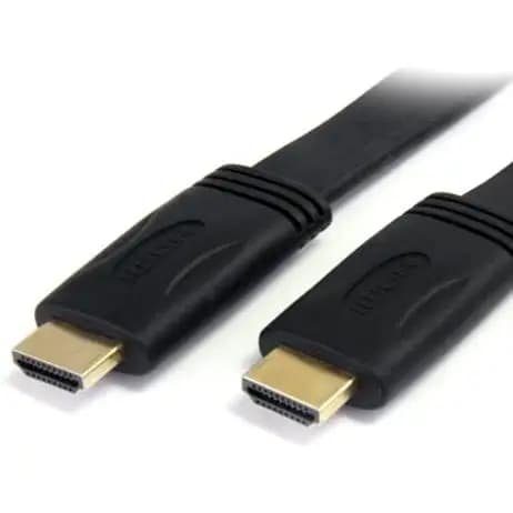 Startech.com Cable HDMI Plano de 6 Pies de Largo con Ethernet de Alta Velocidad para Televisores