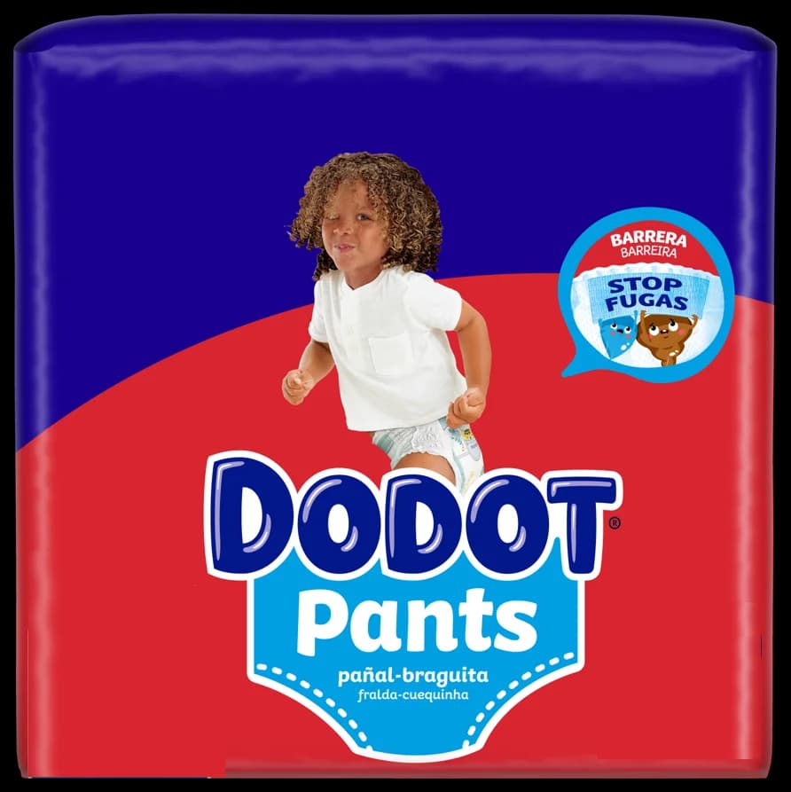 Dodot Pants pañal braguita Bebé seco Jumbo Pack. Disponible en Tallas, 4, 5 y 6.