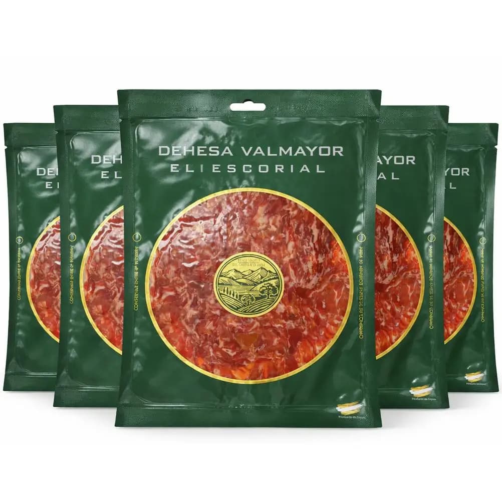 JAMON etiqueta negra  5 sobres de 100g