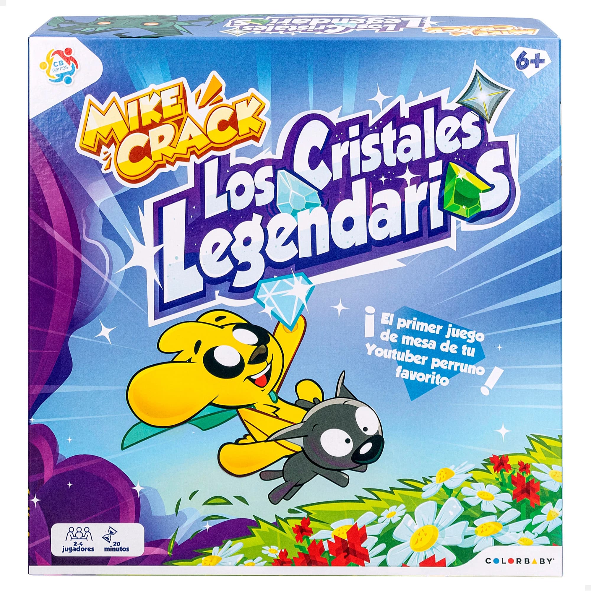 Mikecrack - Juego de mesa oficial Los Cristales Legendarios, 2-4 jugadores