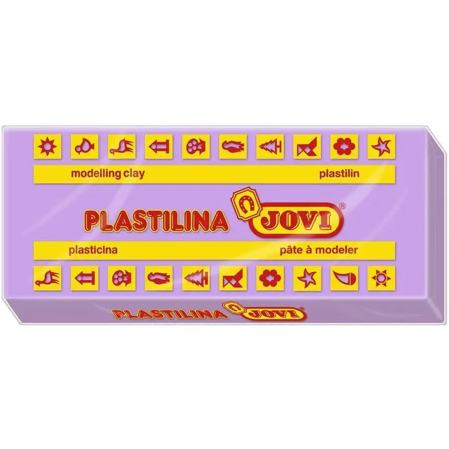 Jovi school plastilina pastillas de 150 gr lila caja de 15