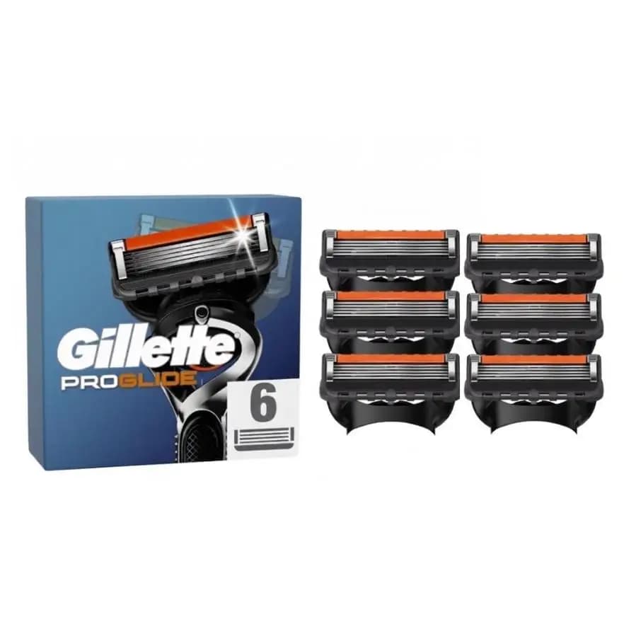 Gillette Proglide - Cuchillas de Afeitar hombre, pack de 6 recambios.