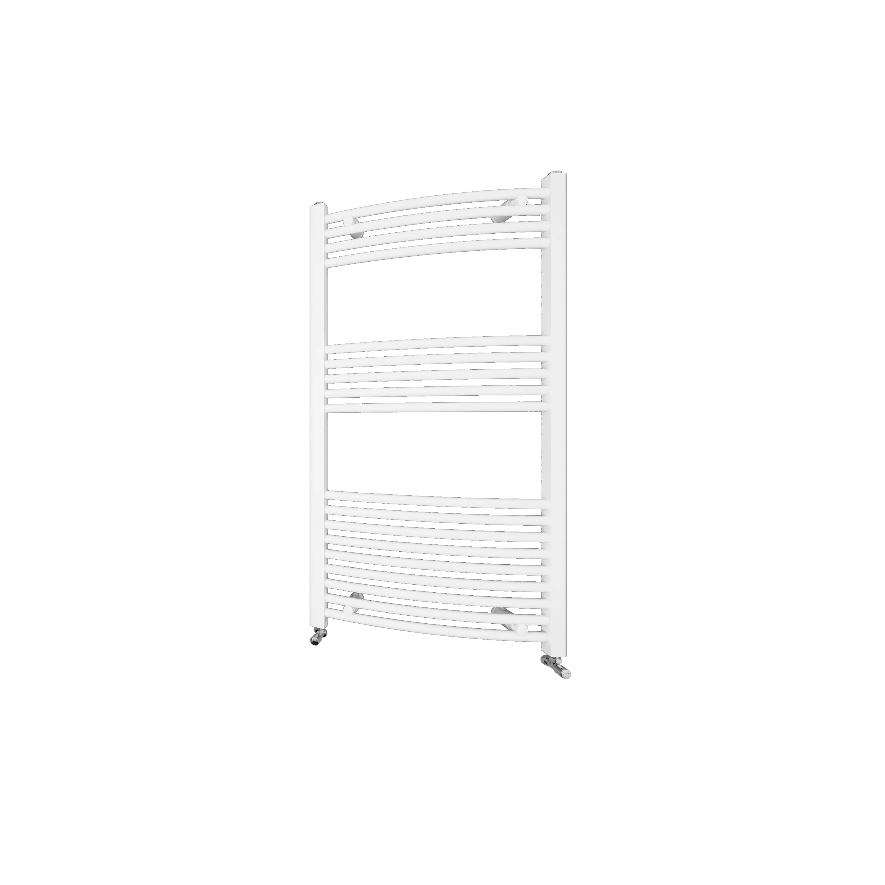 Aica Radiador toallero 1150x550mm Blanco Calentador de toallas Radiador secador de estilo escalera Calefacción de baño (no eléctrico)