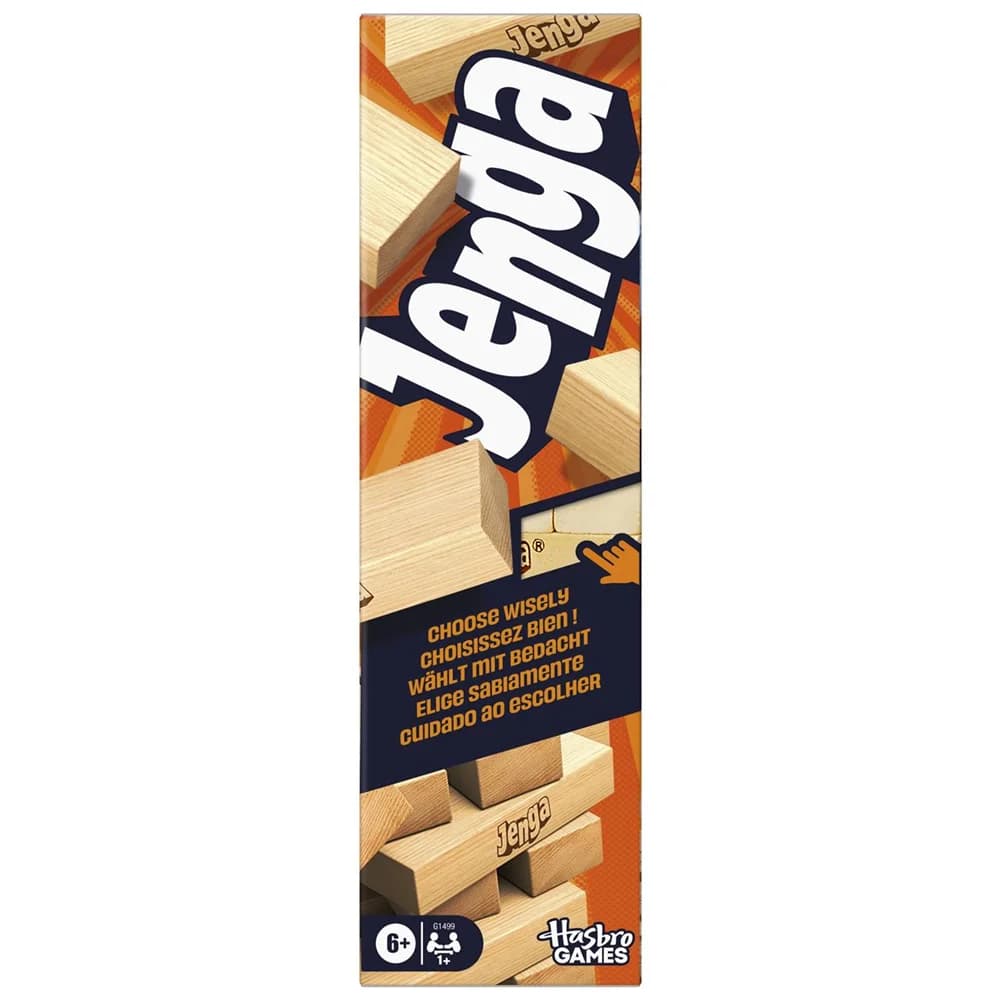 Hasbro -  Juego de mesa Jenga Habilidad y Estrategia (plastilina G14995L0)