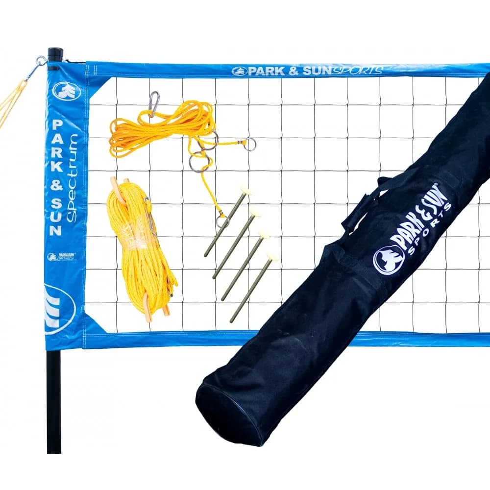 Red profesional portátil de voleibol, vóley playa y balonmano, para entrenamientos Volleyball Beach Net Spectrum 2000