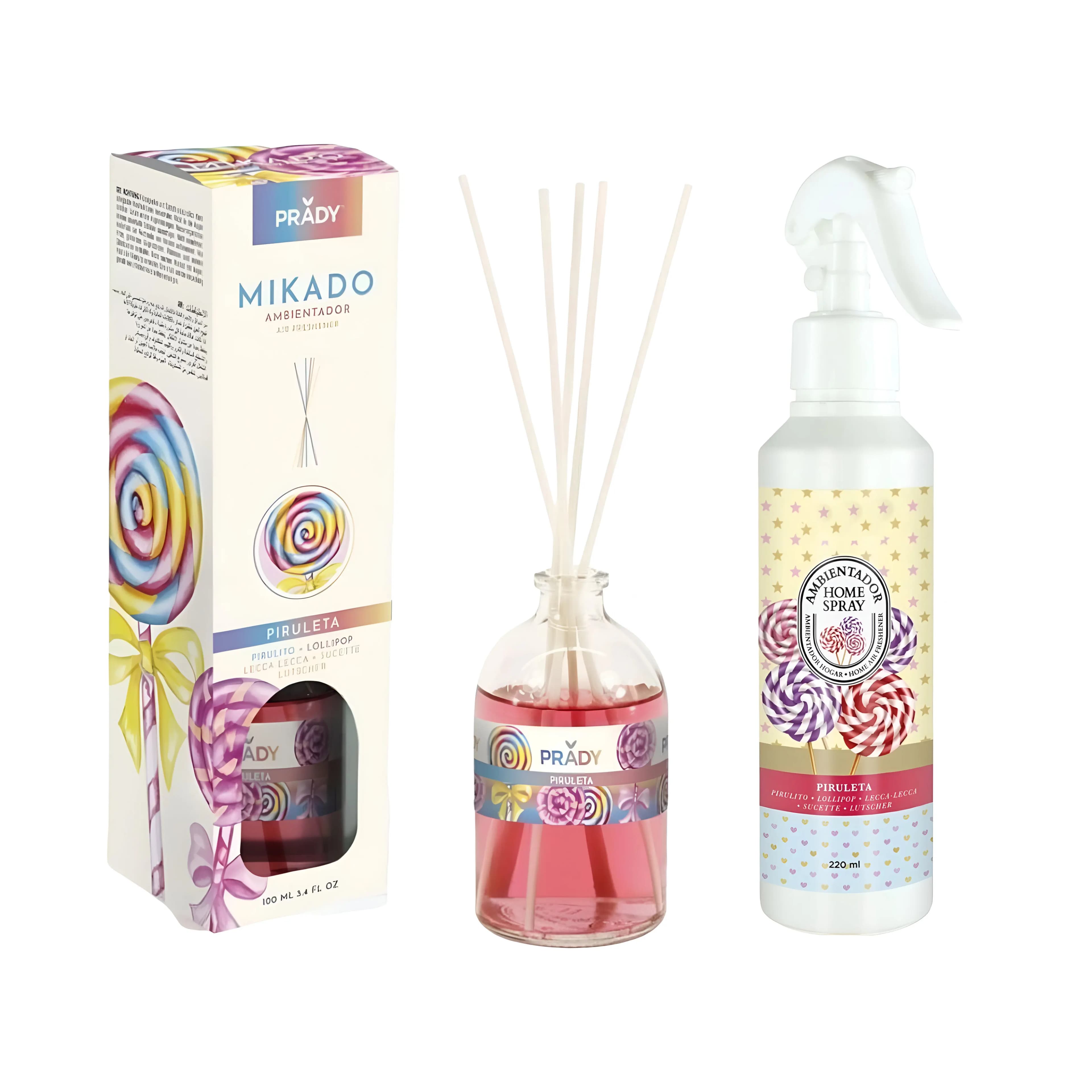 Prady Home Fragrance  karawan - Ambientador Air Freshener - PIRULETA - 100 ml 3.4 Fl OZ