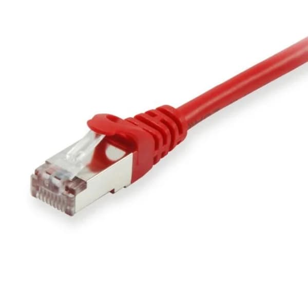 Latiguillo apantallado s/ftp categoría 6 libre halógenos 20m color rojo equipar p/n 605529