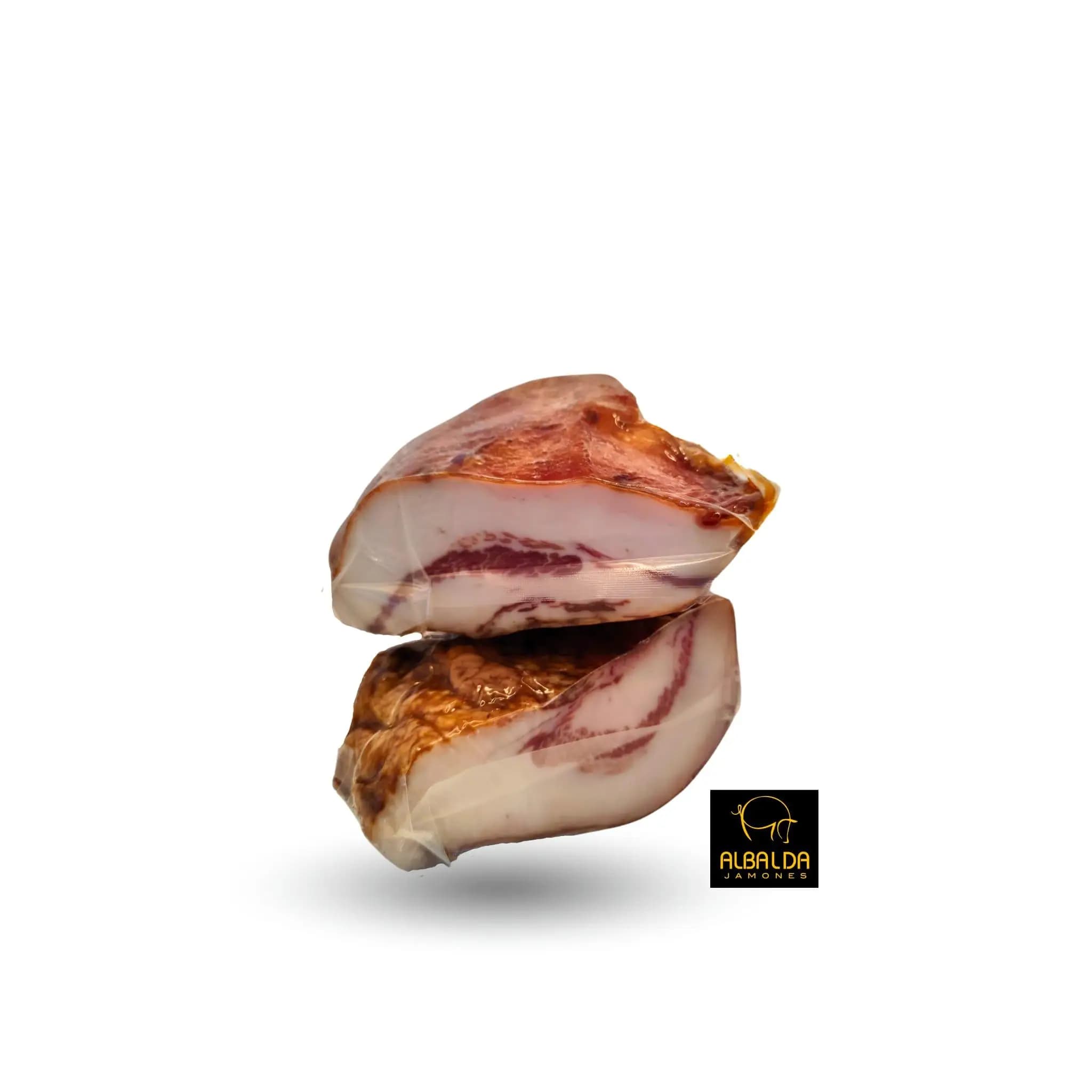 Guanciale Papada ibérica adobada ALBALDA JAMONES