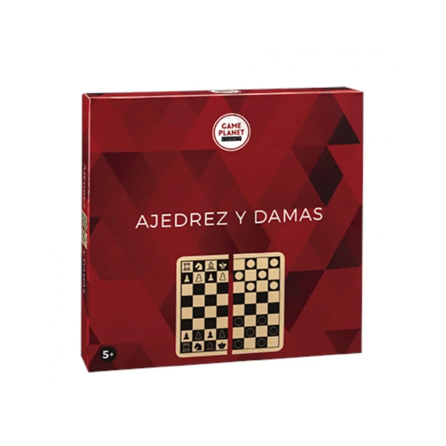 Toy Planet Toy Planet Juego de Ajedrez y Damas Madera (29118)