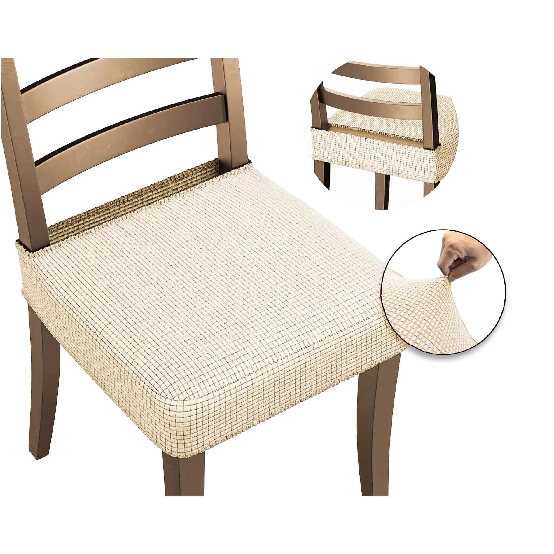Pack Funda de Silla ajustable modelo KYOTO de VALENTIA HOME, Elástica, Desmontable y Lavable – Pack de 2, 4, 6. Variedad de colores. Perfectas para