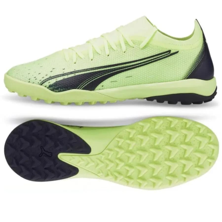 Puma Ultra Match TT M 106903 01 botines con suela especializada para césped sintético, ajuste adaptable y materiales flexibles que proporcionan