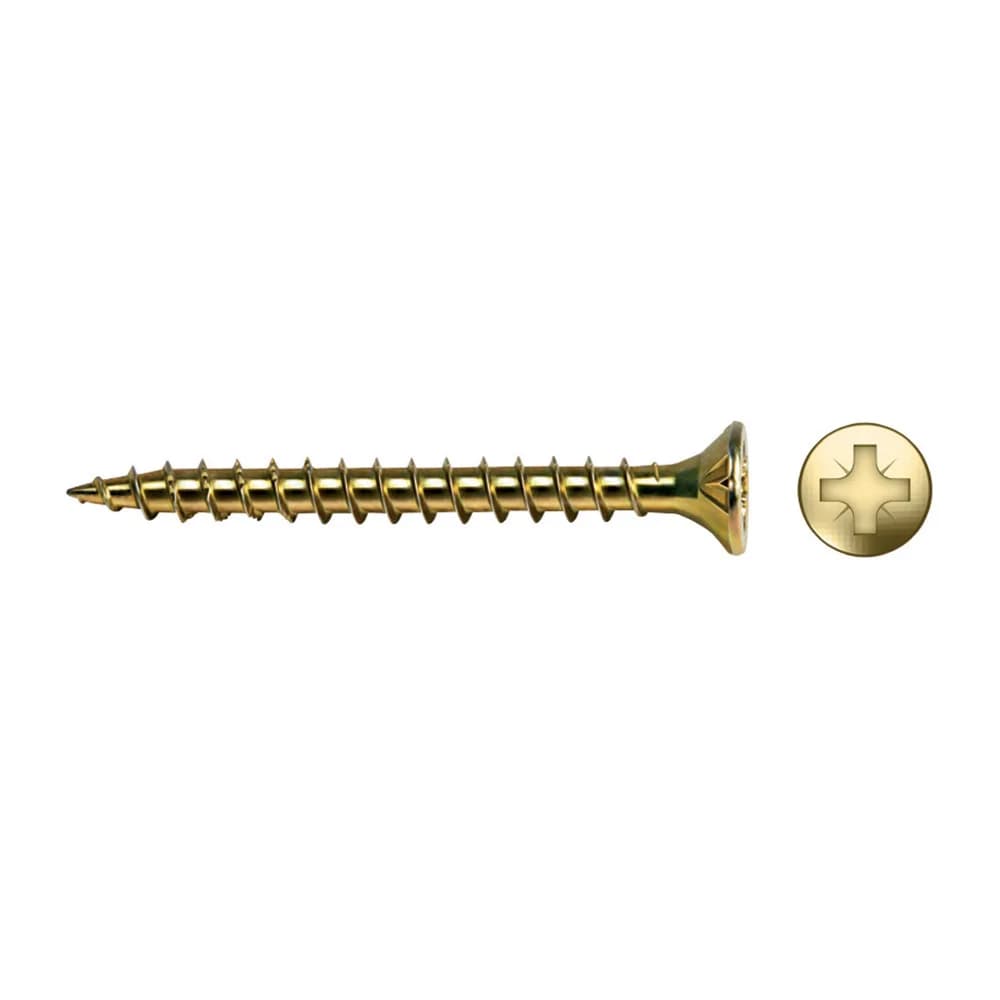 Celo 9B3535Vlox200 - Tornillo para Madera Velox Rosca Completa Cabeza Avellanada Impronta Pz Diámetro 3,5X35 Mm, Bicromato, 200 Unidades