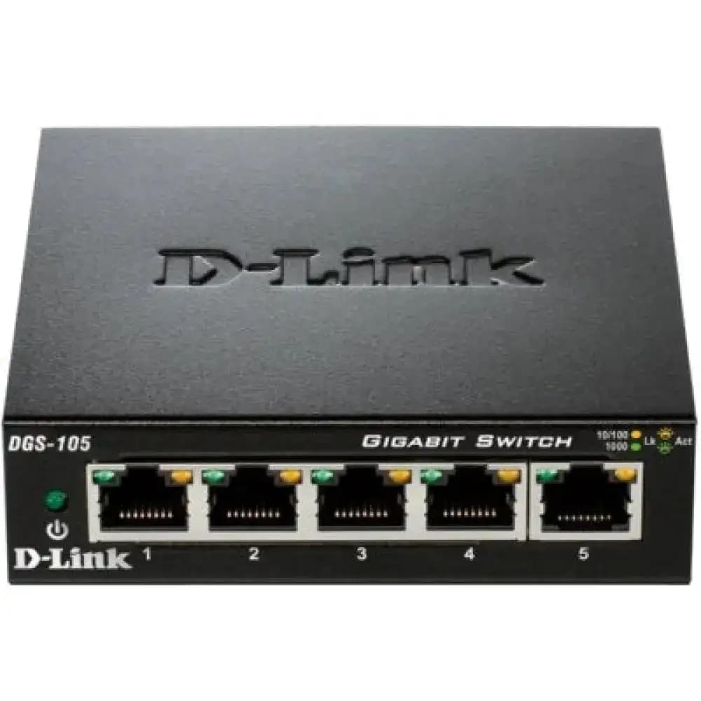 D-link dgs-105 5-port gigabit metal switch