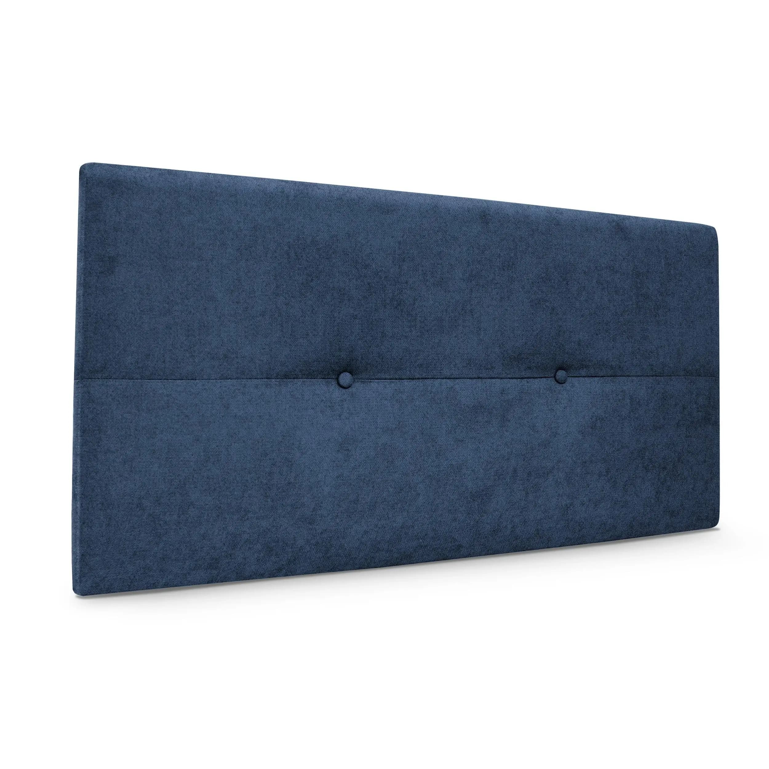 DHOME Cabecero de Polipiel o Tela AQUALINE Pro cabeceros Cabezal tapizado Cama Lujo (Azul Tela)