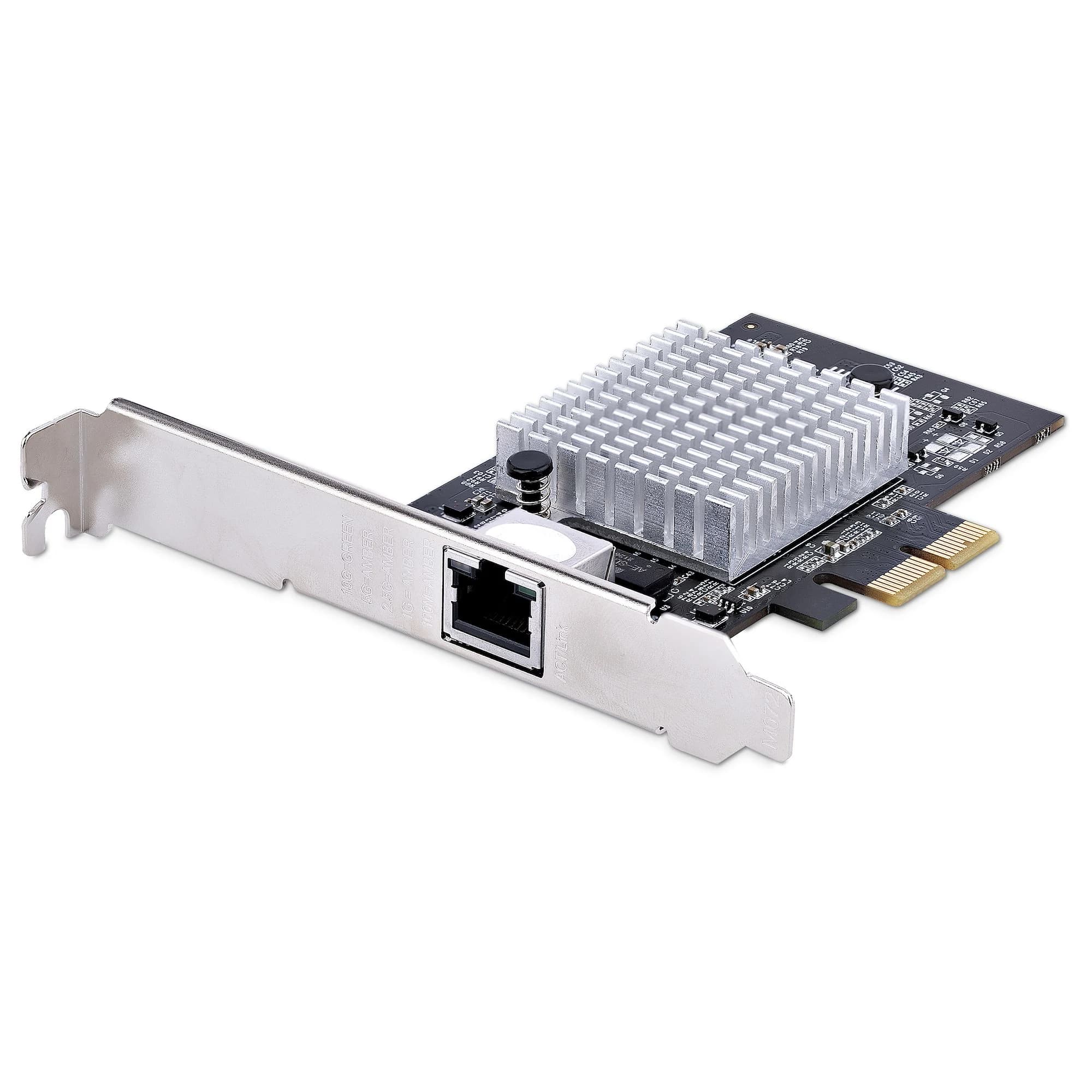 StarTech.com Tarjeta PCIe Adaptadora de Red de 1 Puerto RJ45 10Gb para PC o Servidor, Tarjeta Ethernet PCI Express de 6 Velocidades Compatible con