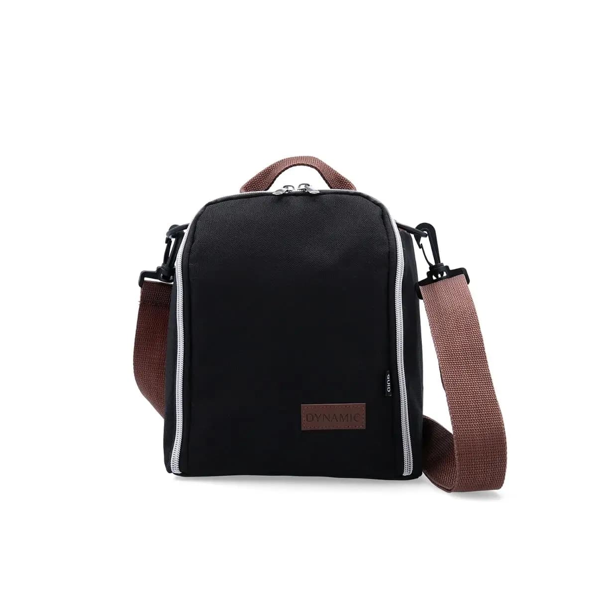 Quid Dynamic Bolsa Portamenú Negro 20x13x20cm - Práctico y Compacto