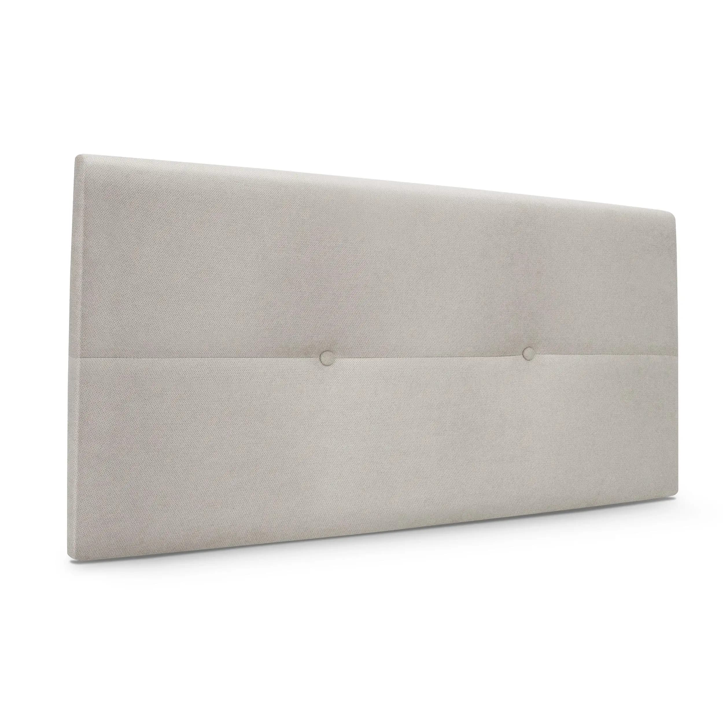 DHOME Cabecero de Polipiel o Tela AQUALINE Pro cabeceros Cabezal tapizado Cama Lujo (Beige Tela)