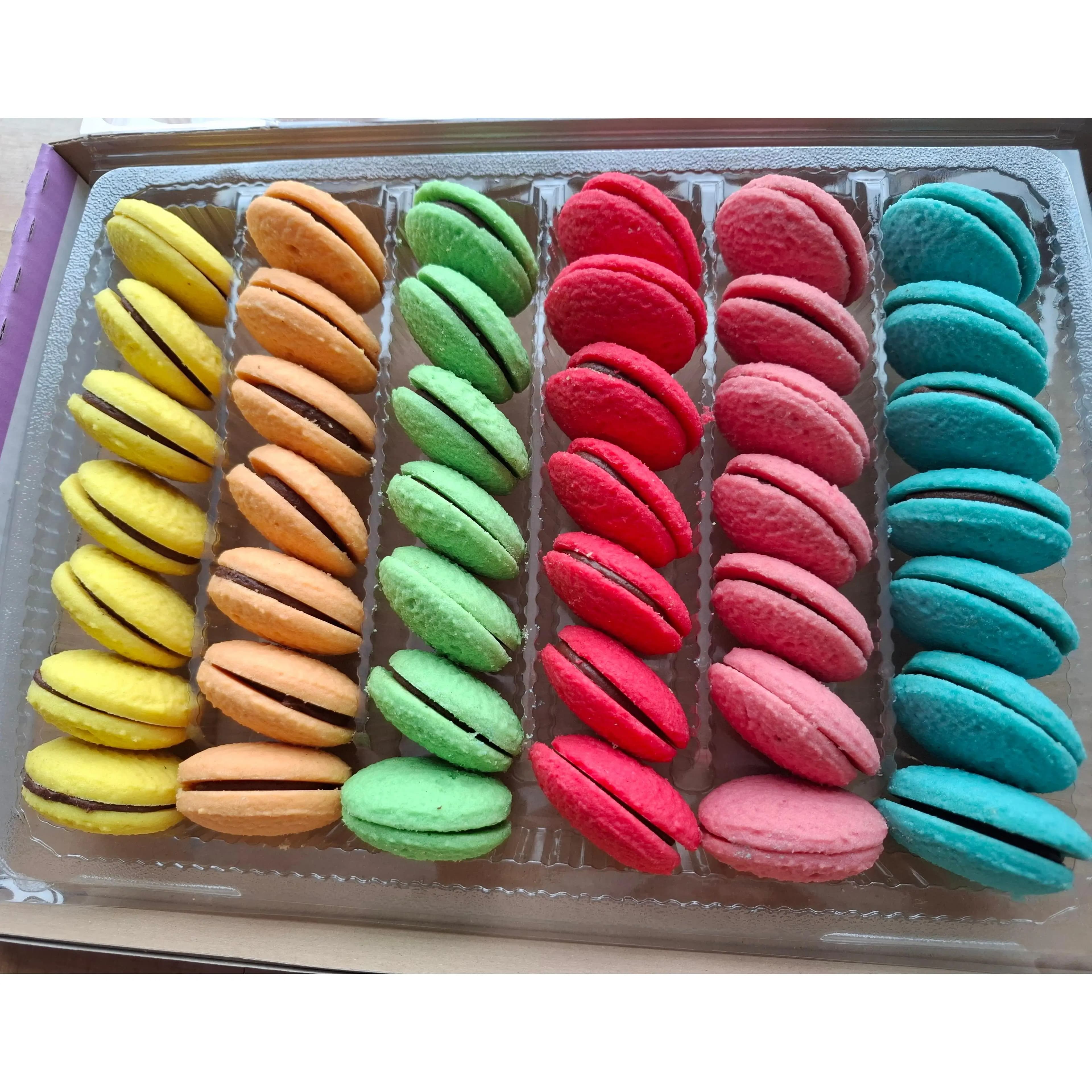 Deliciosas Galletas de Colores Rellenas de Crema de Cacao - El horno de Don Ramon - Paquete de 1 kg Ideal para Cumpleaños, Comuniones y Candy Bar