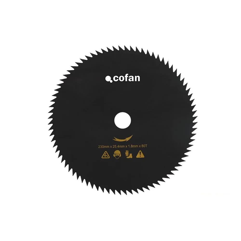 Discos de Corte Cofan para Desbrozadora | 2, 3, 4, 8 y 80 Dientes