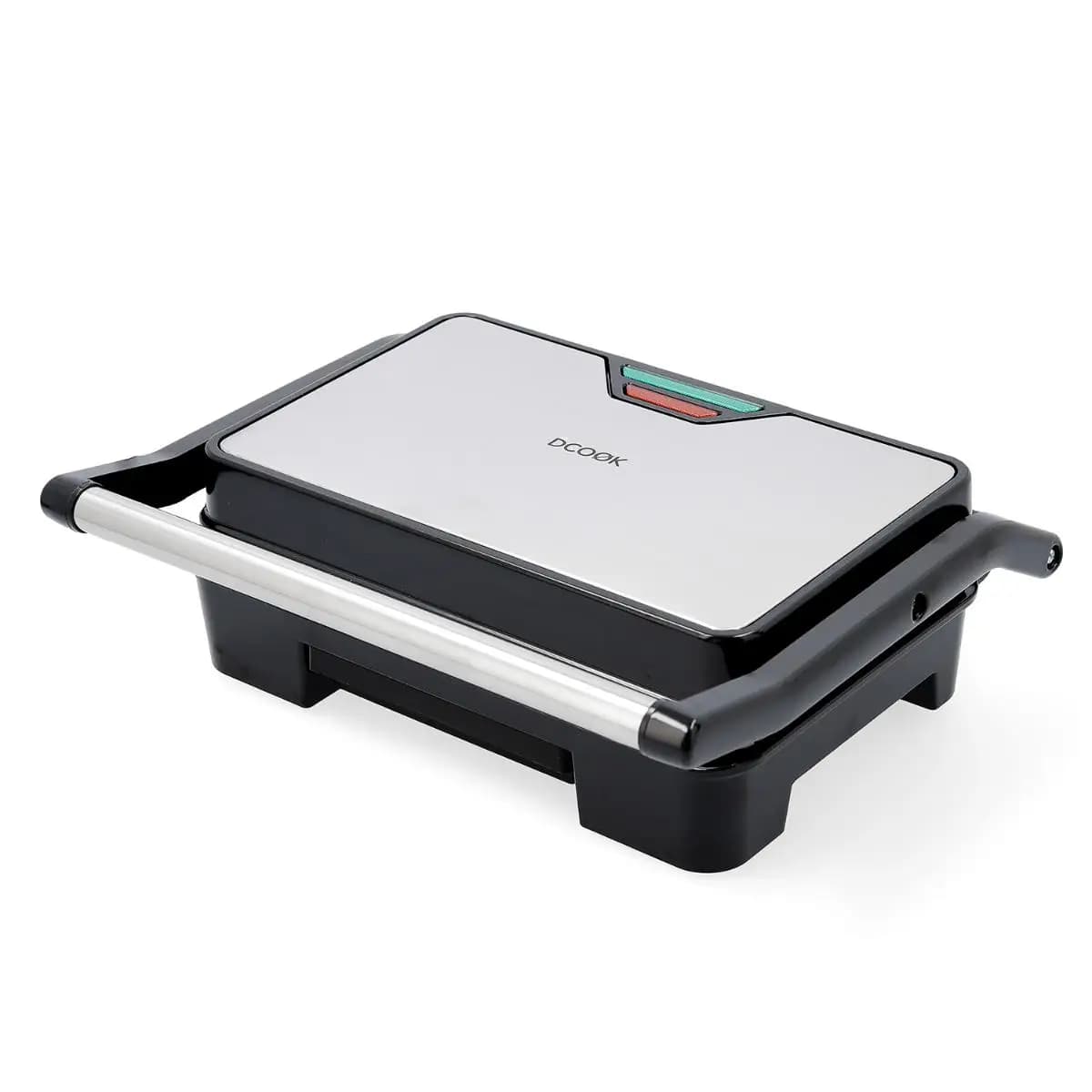 Grill Doble Placa Acero Parrilla electrica 850W, Versátil Sandwichera & Máquina de Panini con Revestimien to Antiadherente Placas
