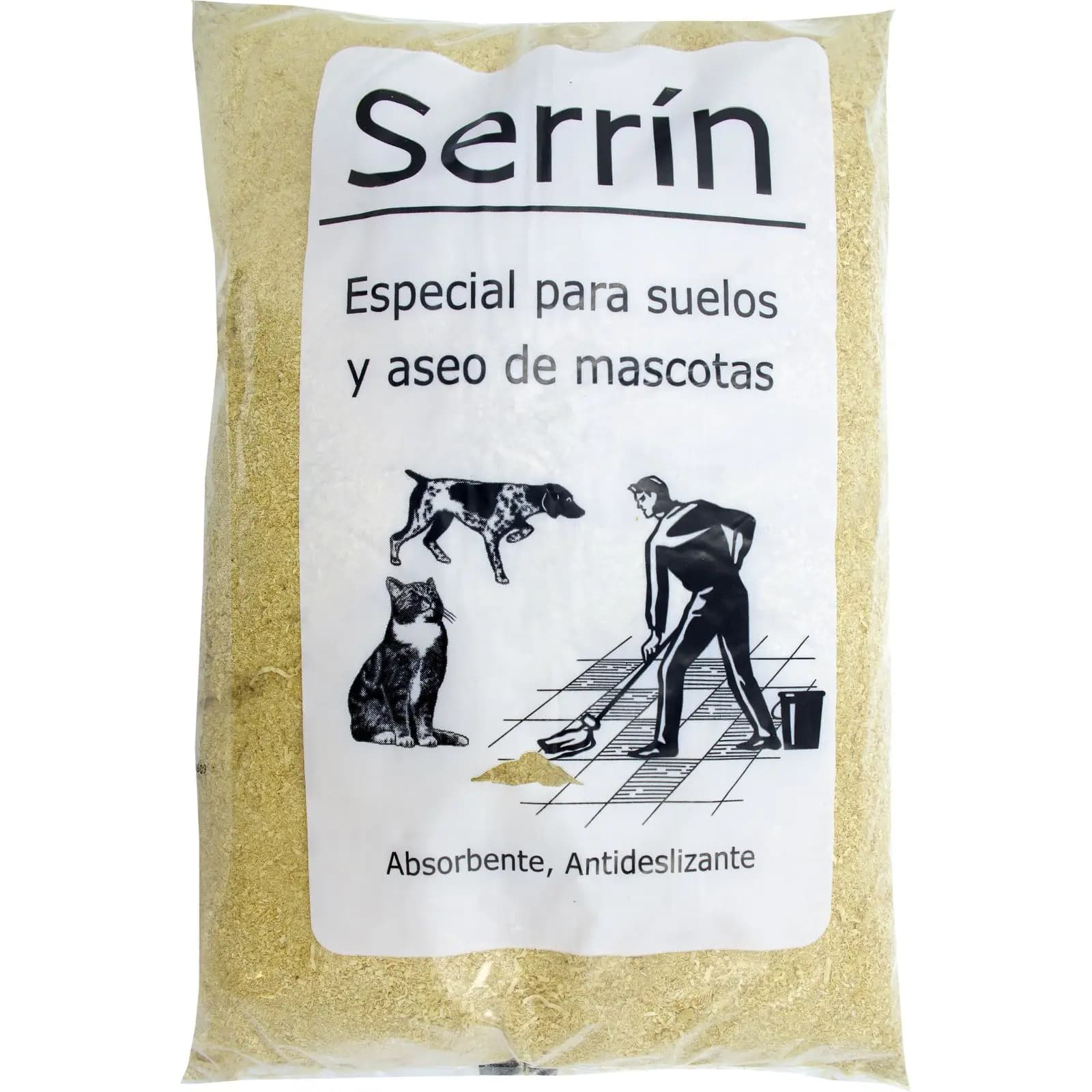 Serrín de Madera saco de 1 kg en Polvo con múltiples Aplicaciones para Limpieza, Mascotas especial para suelos y aseo de mascotas, absorbente,