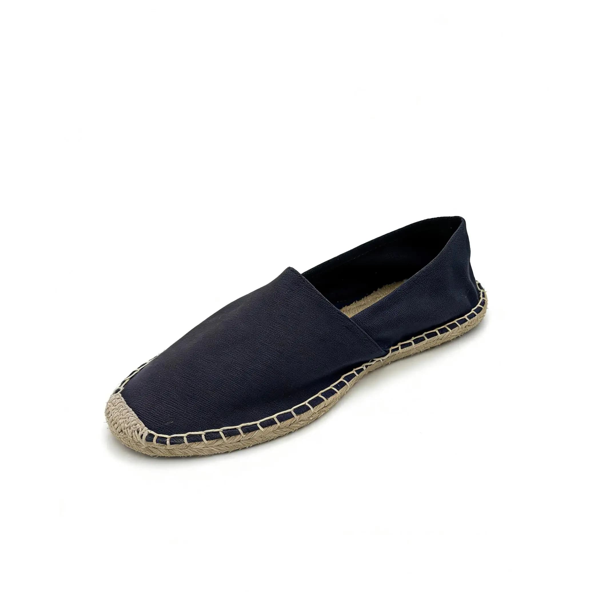 Alpargata cerrada tipo slip-on con suela de yute y diseño clásico Hombre y Mujer - LANTIAN 8154
