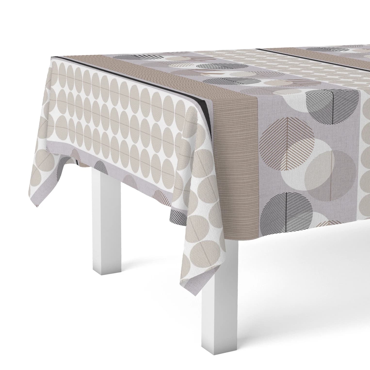 VALENTIA HOME Mantel Hule Vielha | Mantel Estampado Antimanchas | Mantel Repelente de Agua | Mantel Protección Mesa | Mantel al Corte para Comedor o