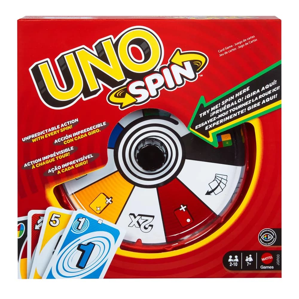 Uno - Juego de Mesa Mattel Games UNO Spin (JGR00)