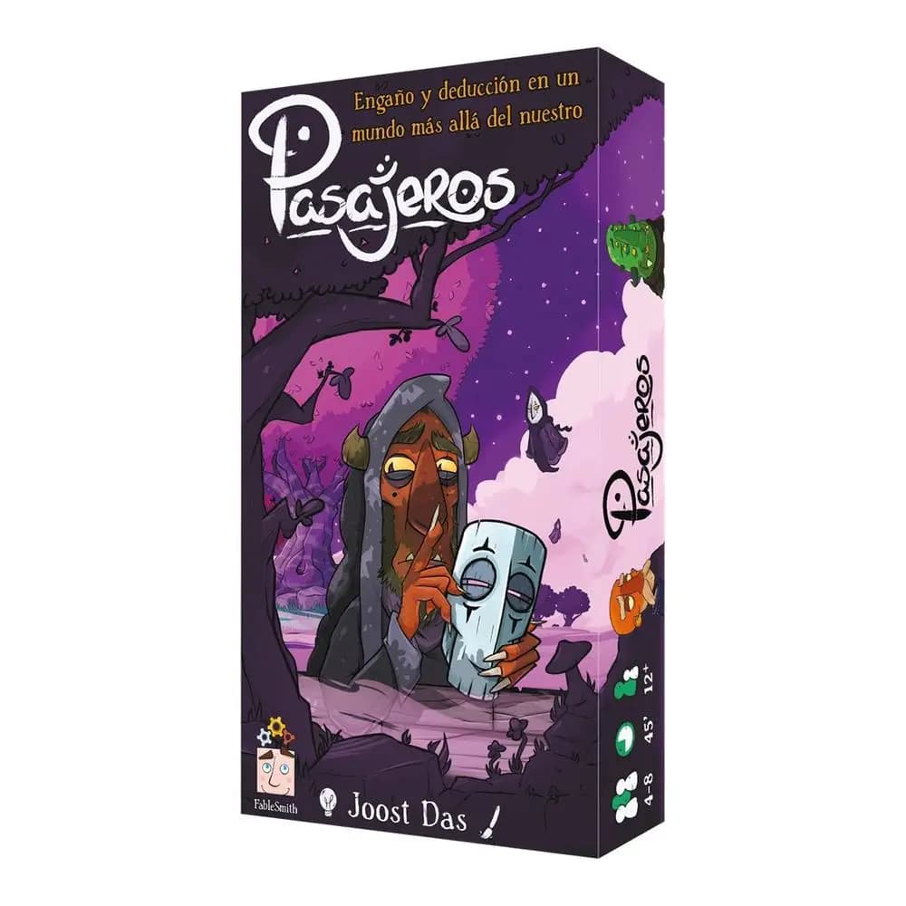 FableSmith  Pasajeros  Juego de Mesa de Engaño y Deducción para Grandes Grupos A Partir de 12 años  De 4 a 8 Jugadores  45 Minutos por Partida 