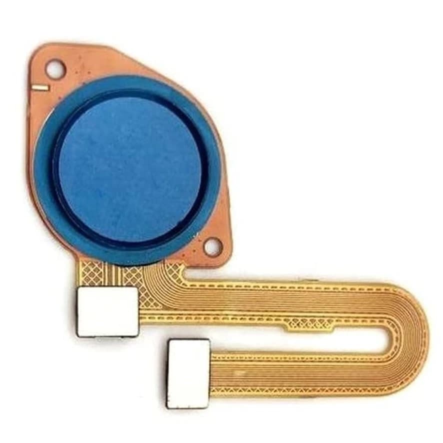 Boton home / lector de huella compatible para Motorola Moto E7 Power flex azul
