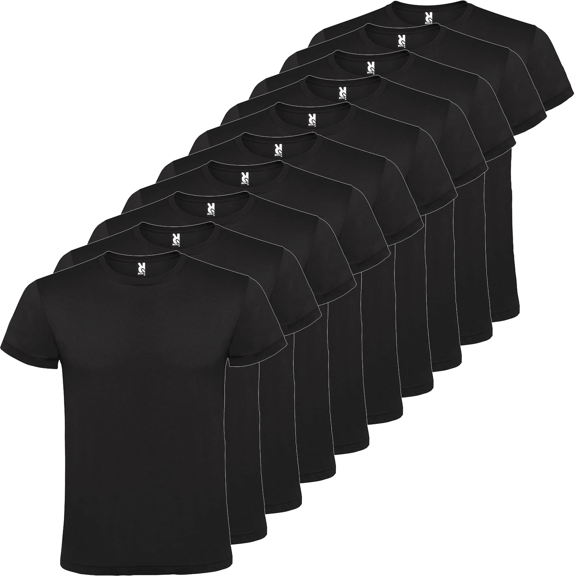 PACK 10 | Camiseta Algodón 150 | Hombre | Manga Corta | Roly