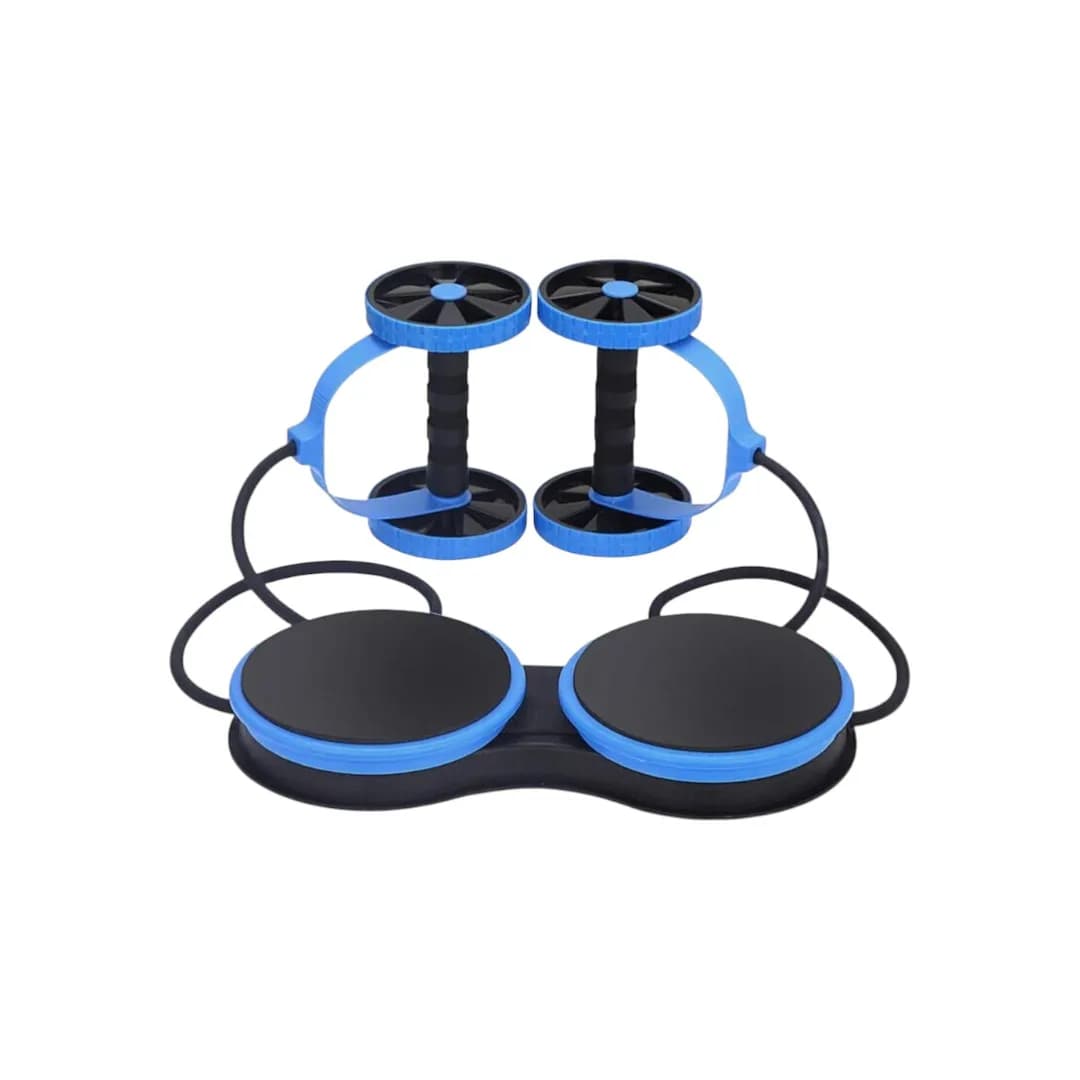 Rueda Abdominal Rueda Abdominal Multifunción Rueda Abdominal Abdominal Plegable Abdominal Entrenador de Músculos Gimnasio en Casa Rueda de Fitness