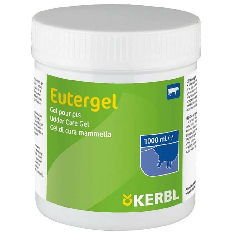 KERBL Ungüento para Ubres EUTERGEL Mentolado, 1000 ml